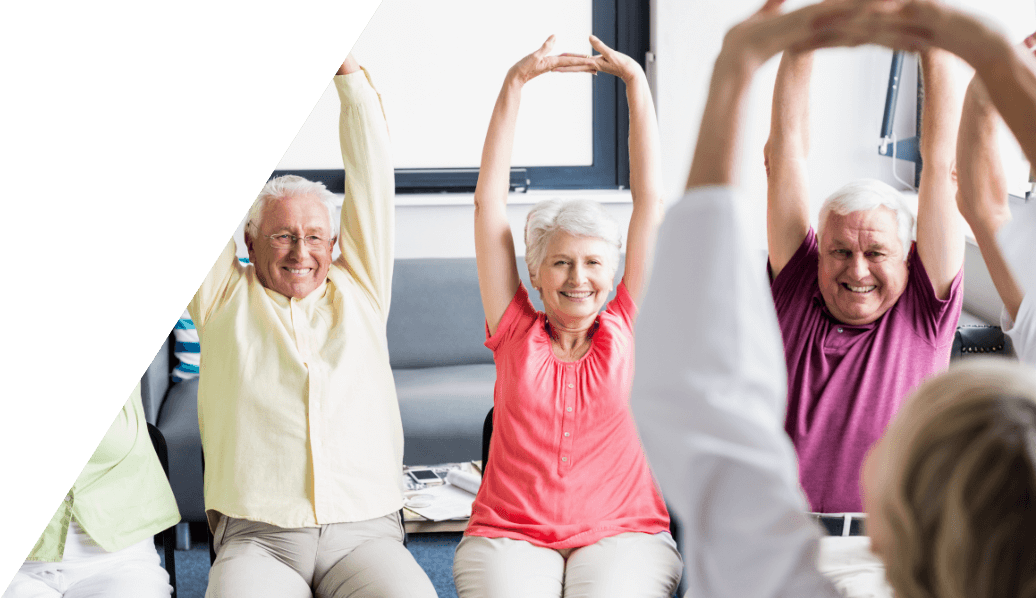 ejercicios y cercanía en la residencia en Leganés