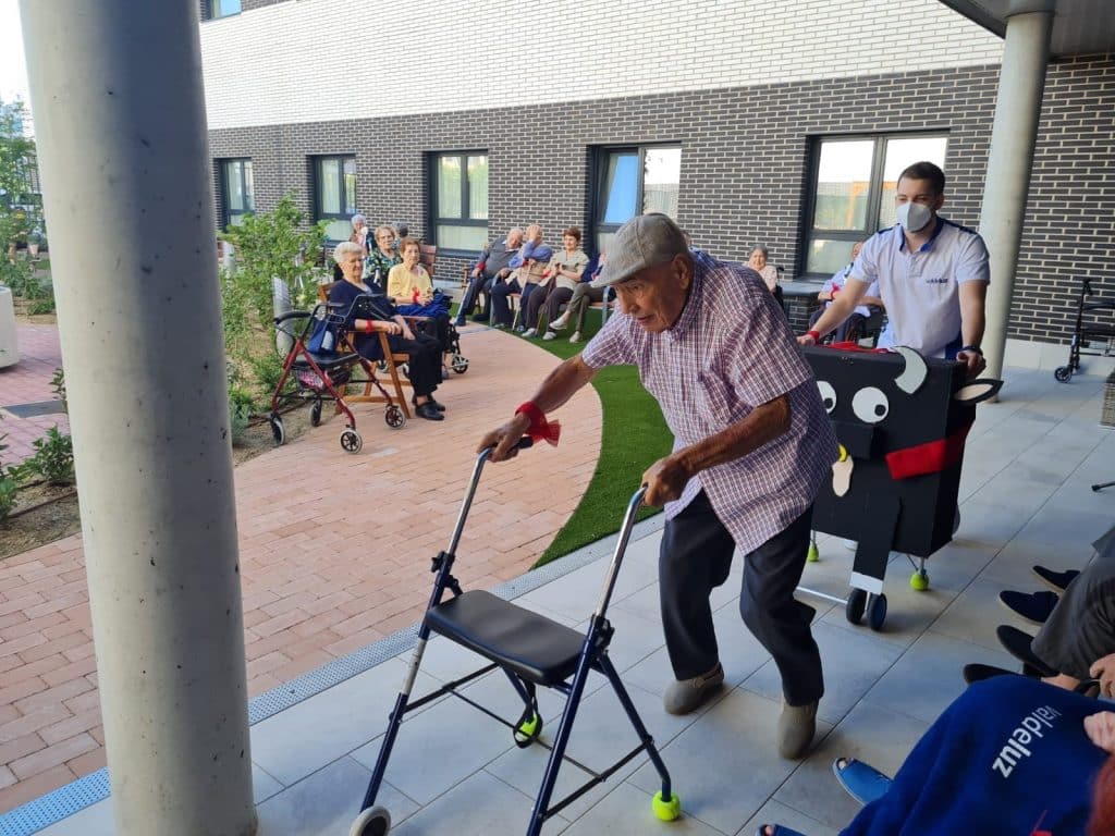 Recreación de «Los San Fermines» en el Programa de Actividades