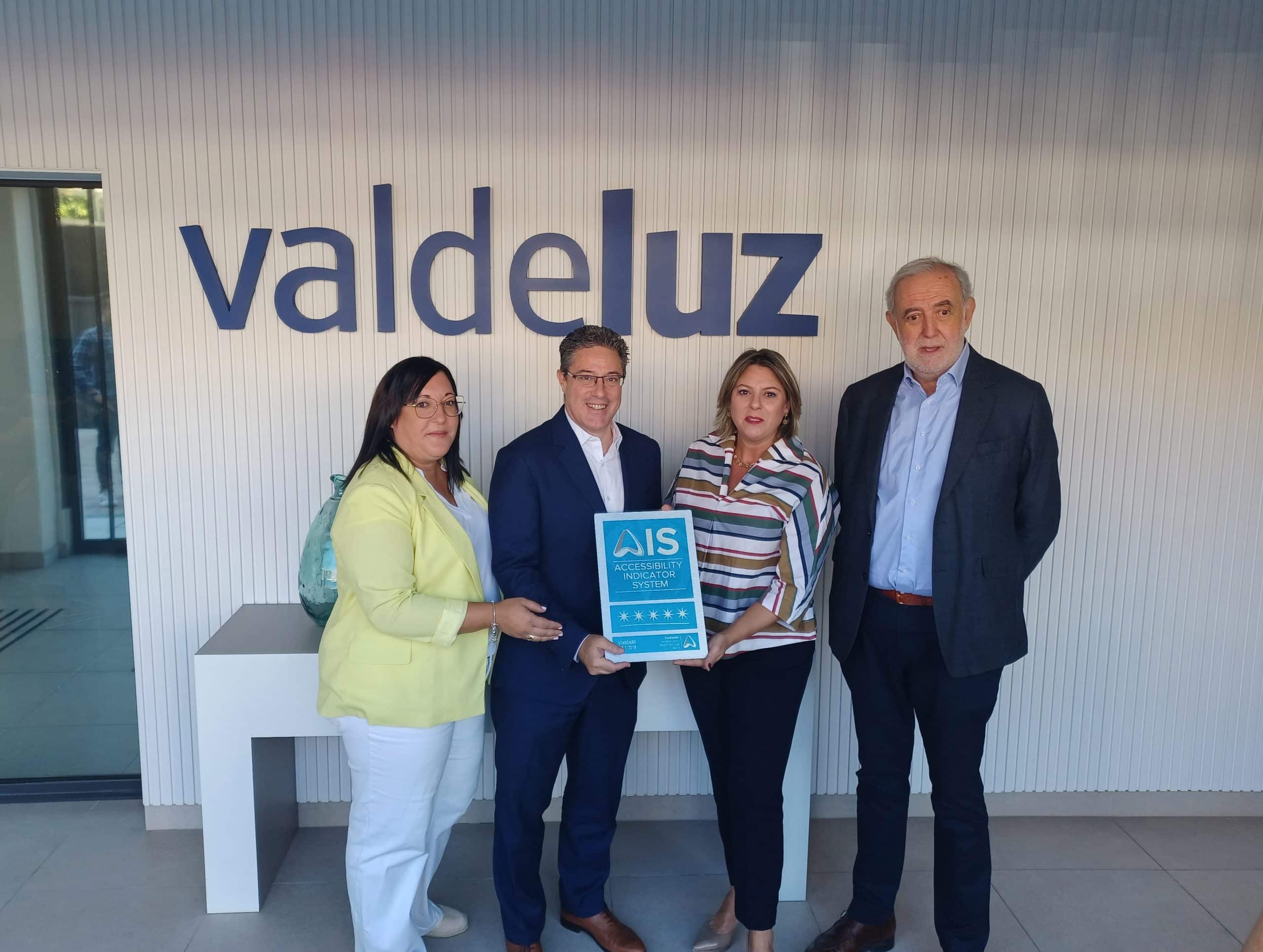 Valdeluz Arroyomolinos certificado accesibilidad