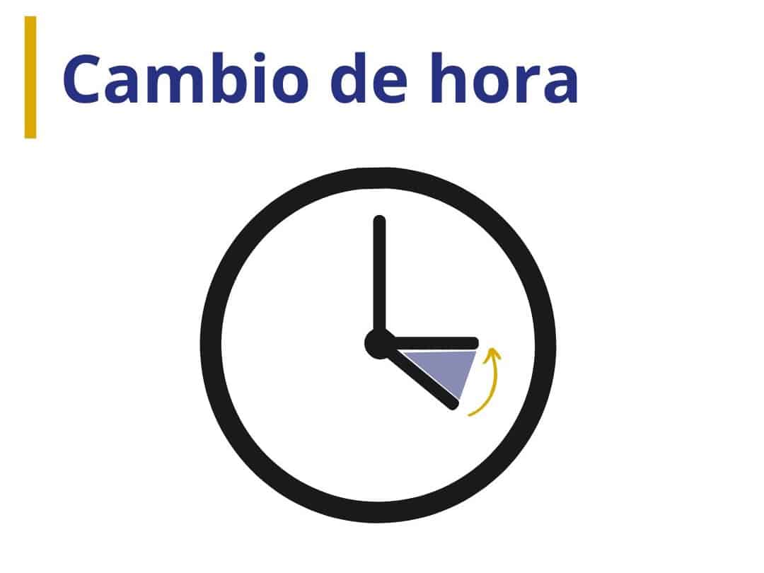cambio de hora