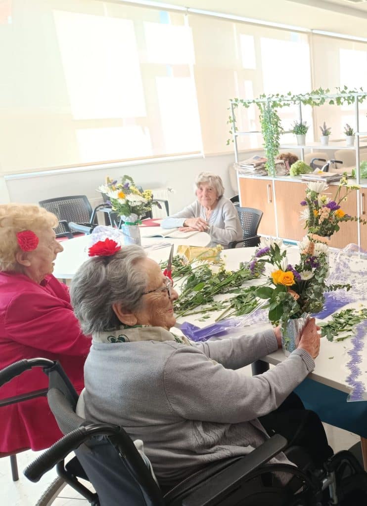 TALLER DE CENTROS FLORALES