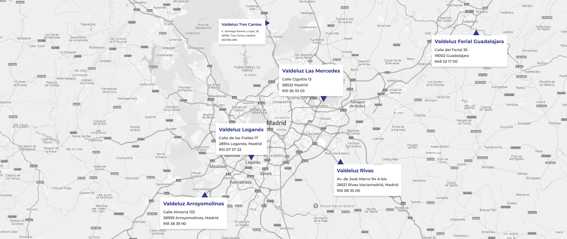 Mapa Valdeluz_residencias contacto HOME Mapa residencias Valdeluz